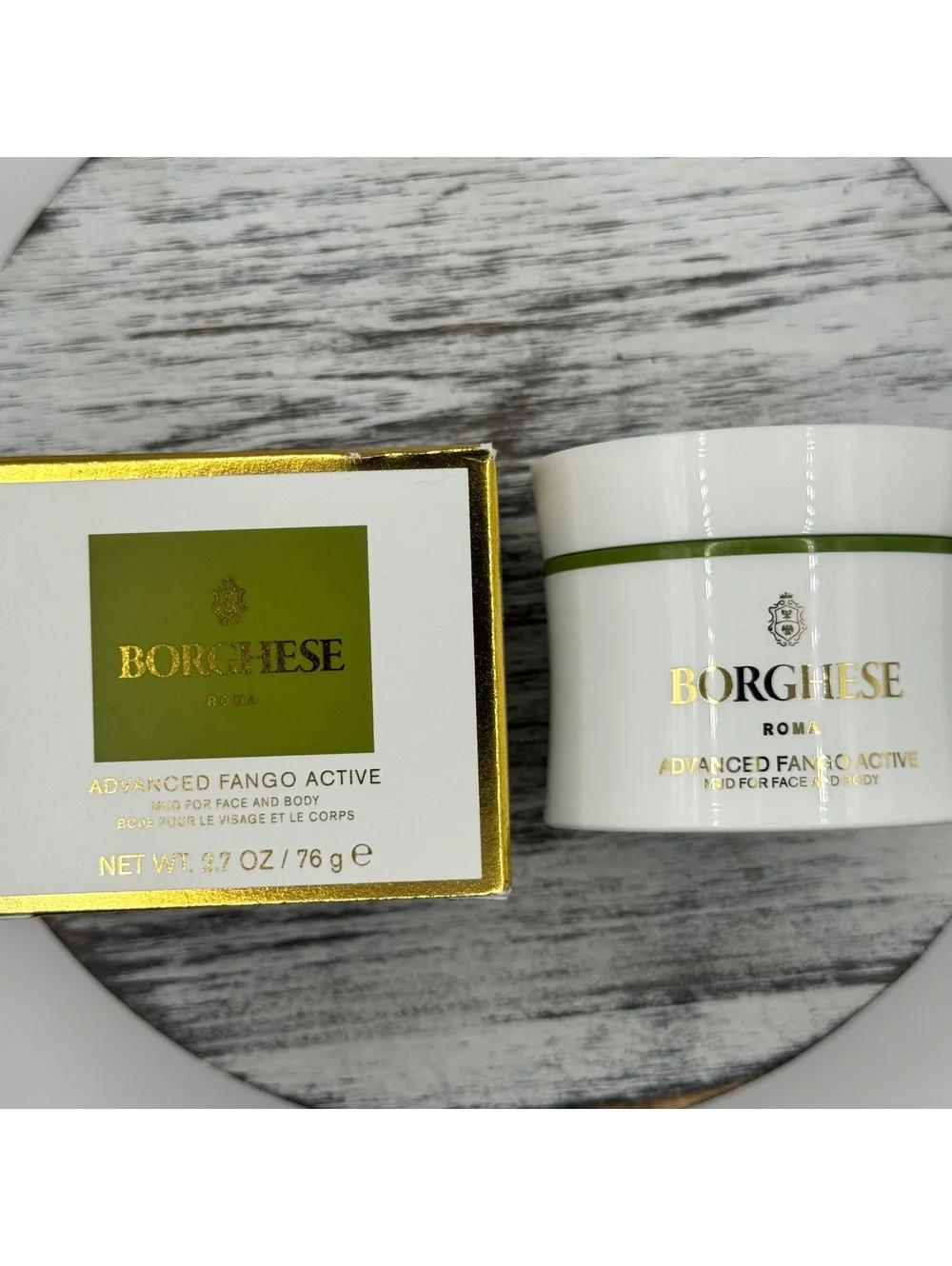 Borghese Roma Advanced Fango Active Mud Purifying for Face and Body 2.7oz BNIB